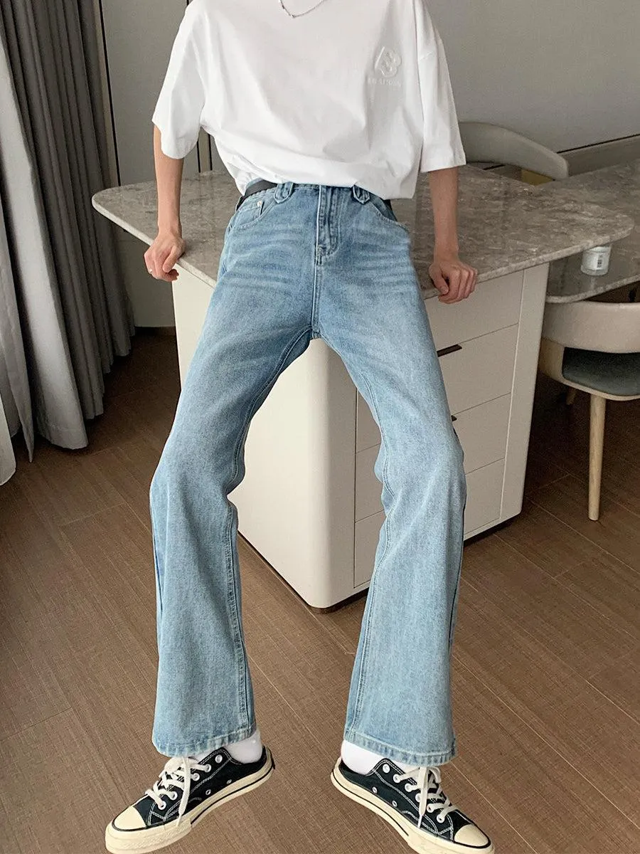 Basic Straight Blue Jeans