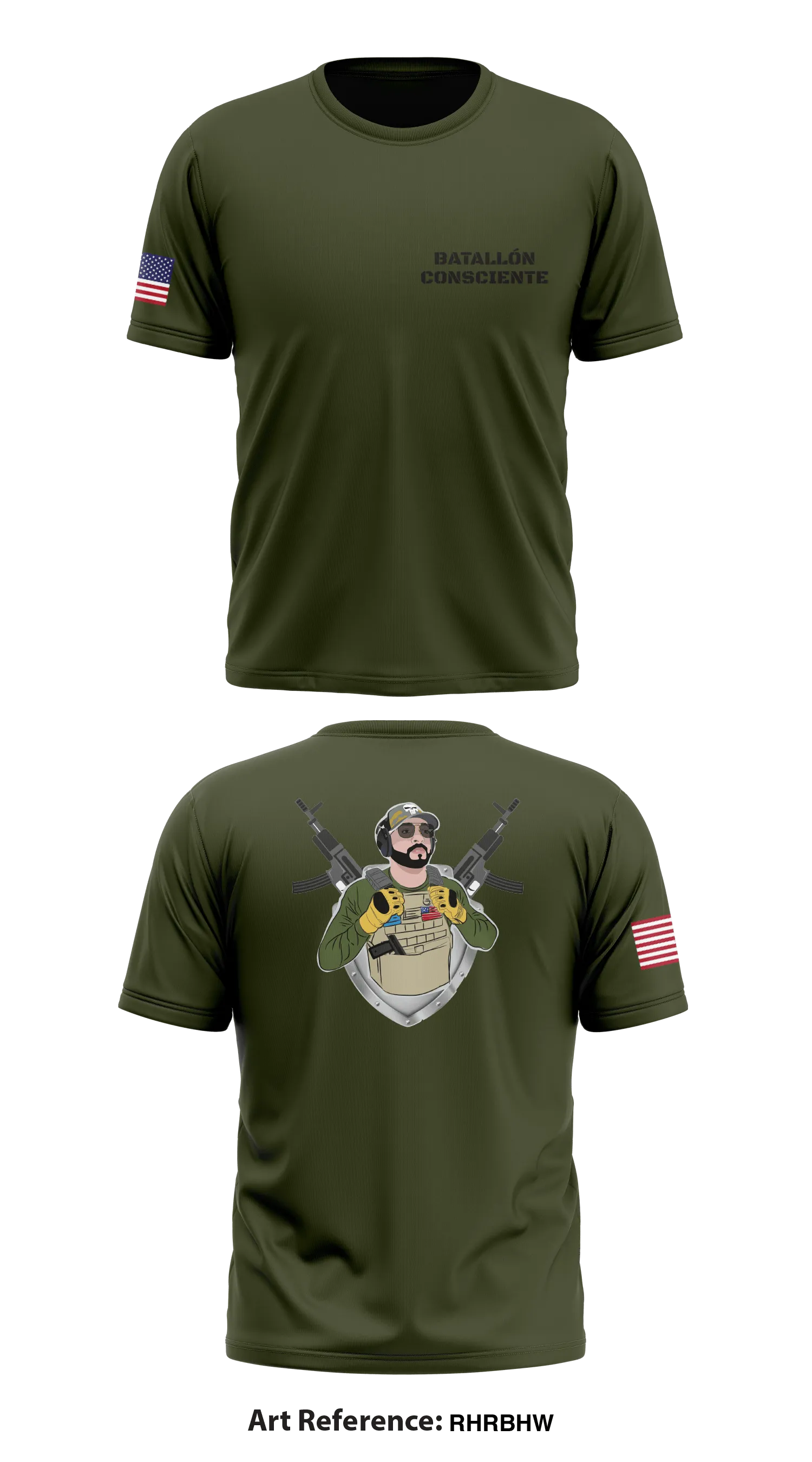 Batallón Consciente Store 1 Core Men's SS Performance Tee - rHRBHW