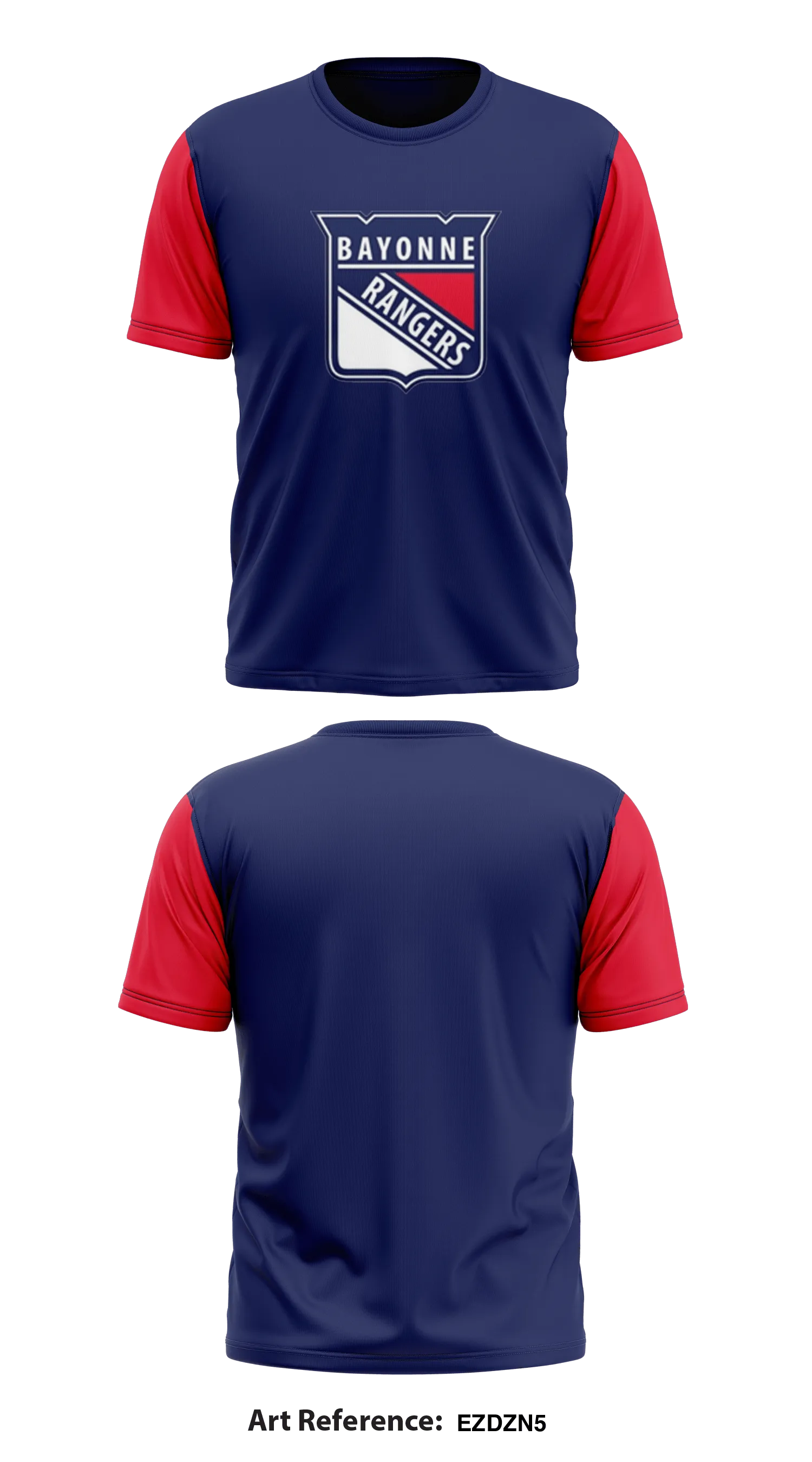 Bayonne Rangers Core Men's SS Performance Tee - ezDzN5