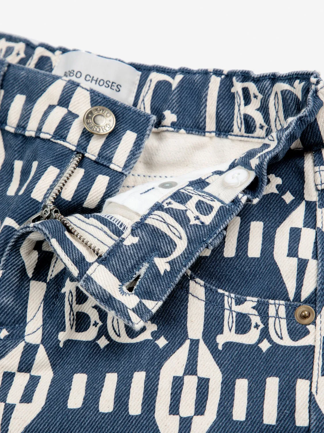 B.C. Vintage All Over Straight Pants by Bobo Choses