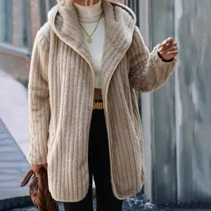 BerryBetty - Loose Hooded Warm Coat