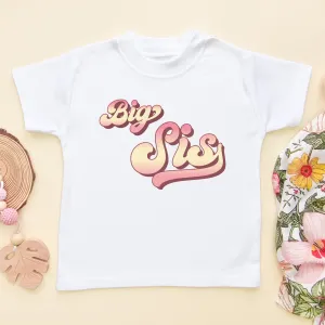 Big Sis Retro Style Toddler & Kids T Shirt