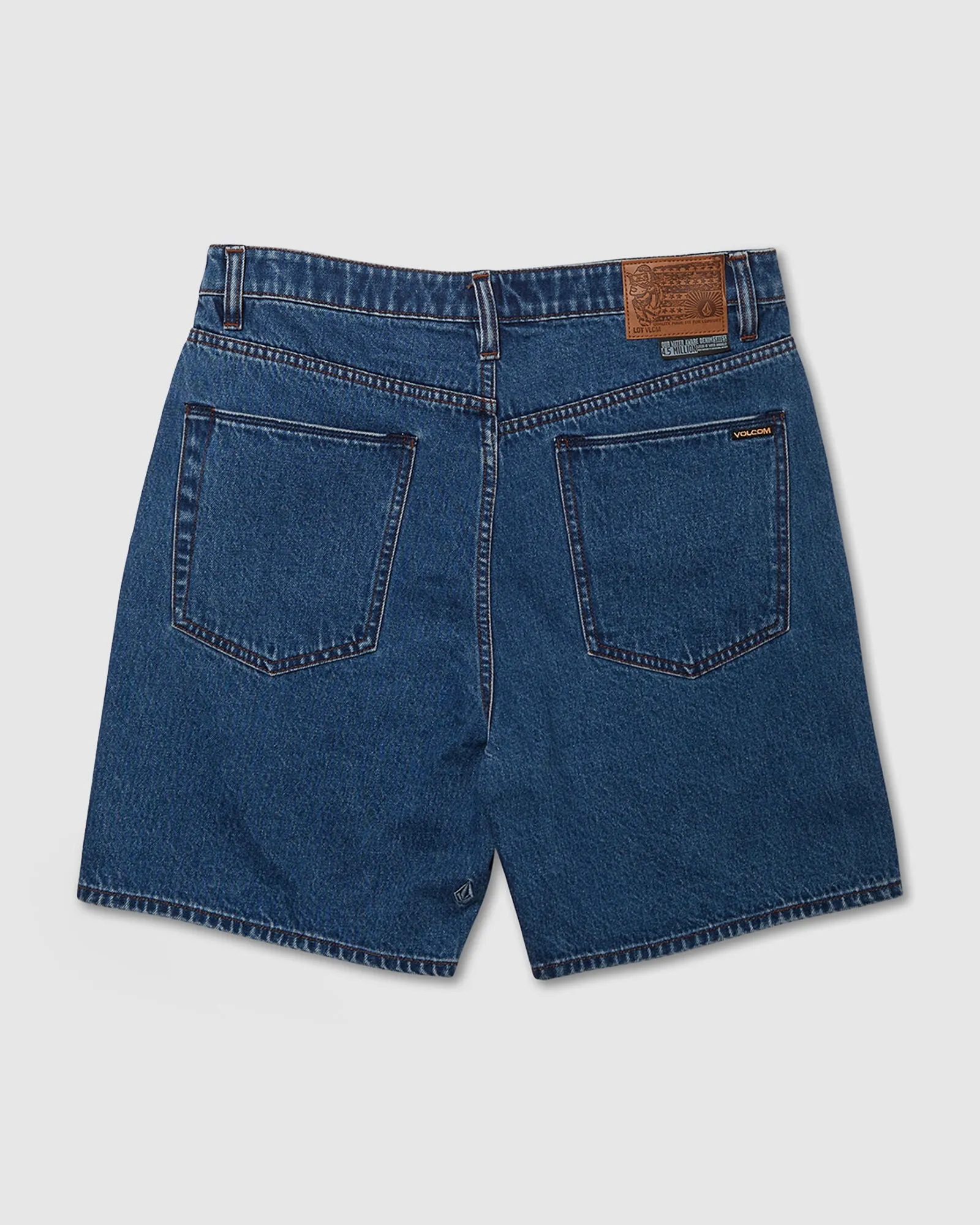 Billow Denim Shorts- Oliver Mid Blue