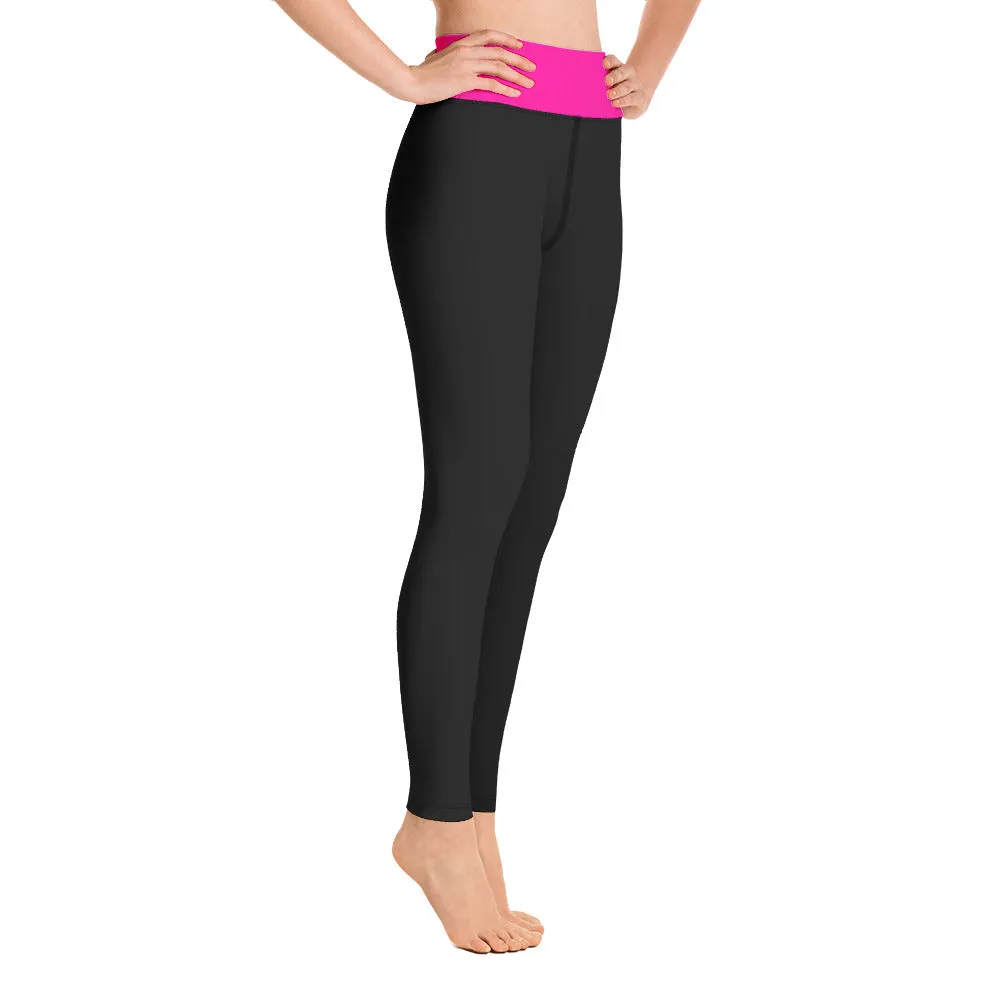 Black and Neon Yoga Leggings