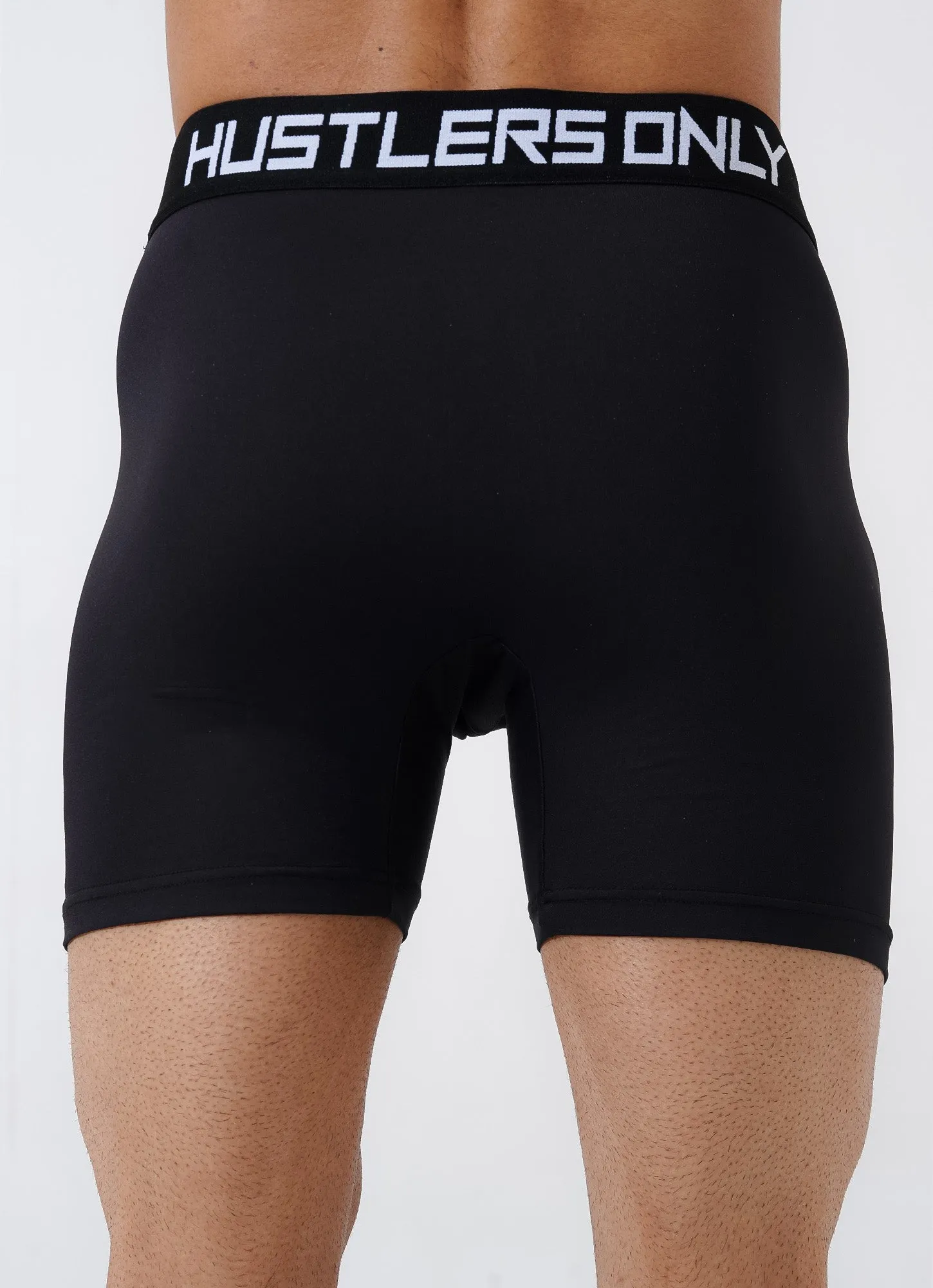 Black Soft Boxer Briefs for Men
