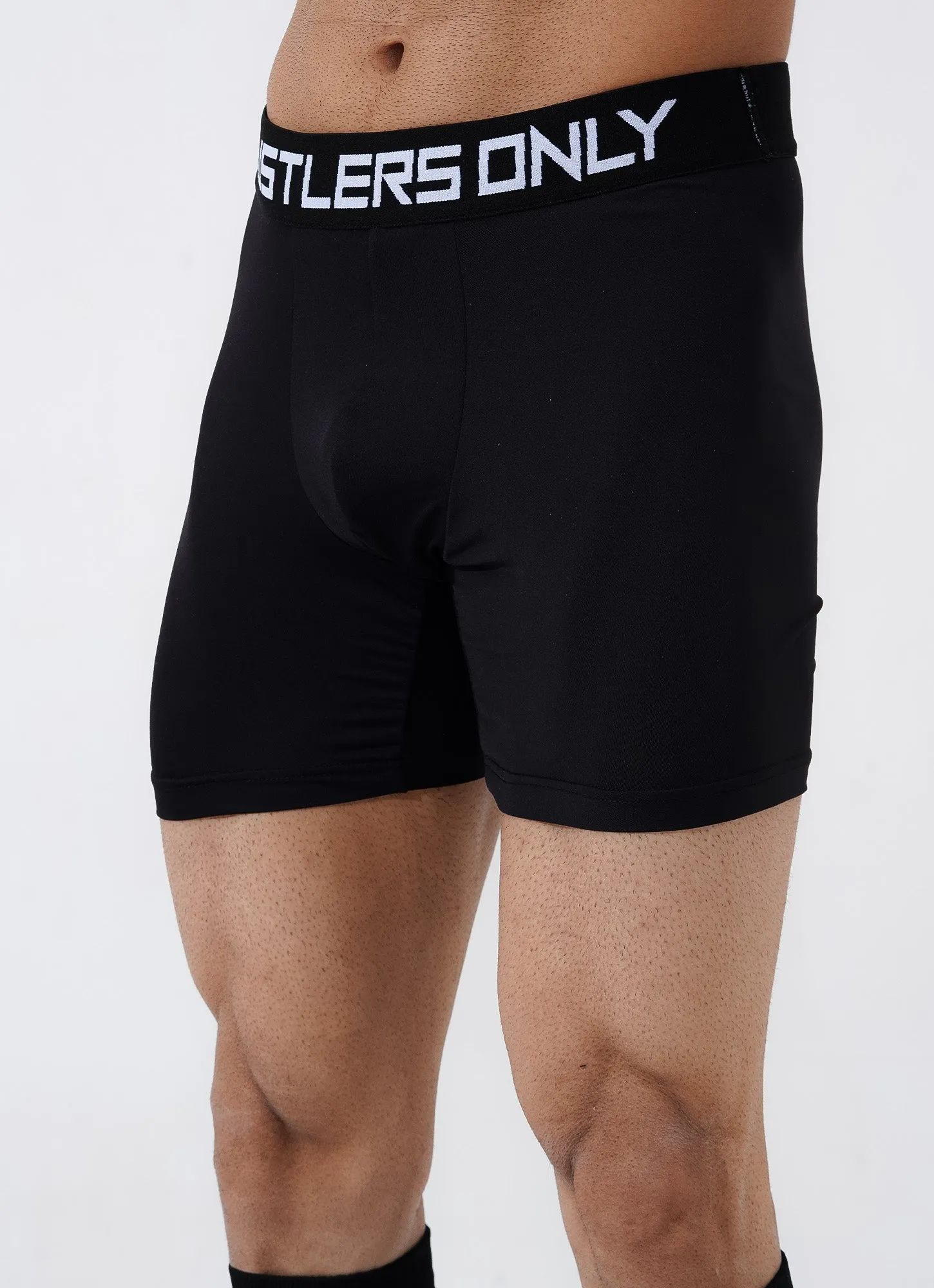 Black Soft Boxer Briefs for Men