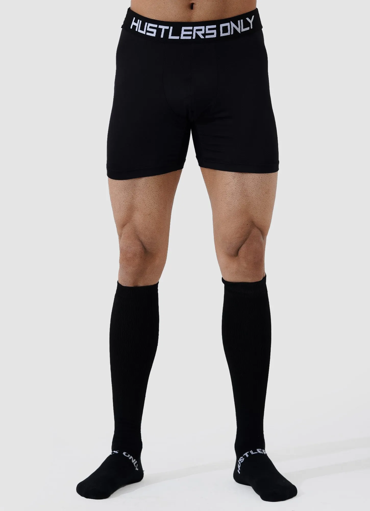 Black Soft Boxer Briefs for Men