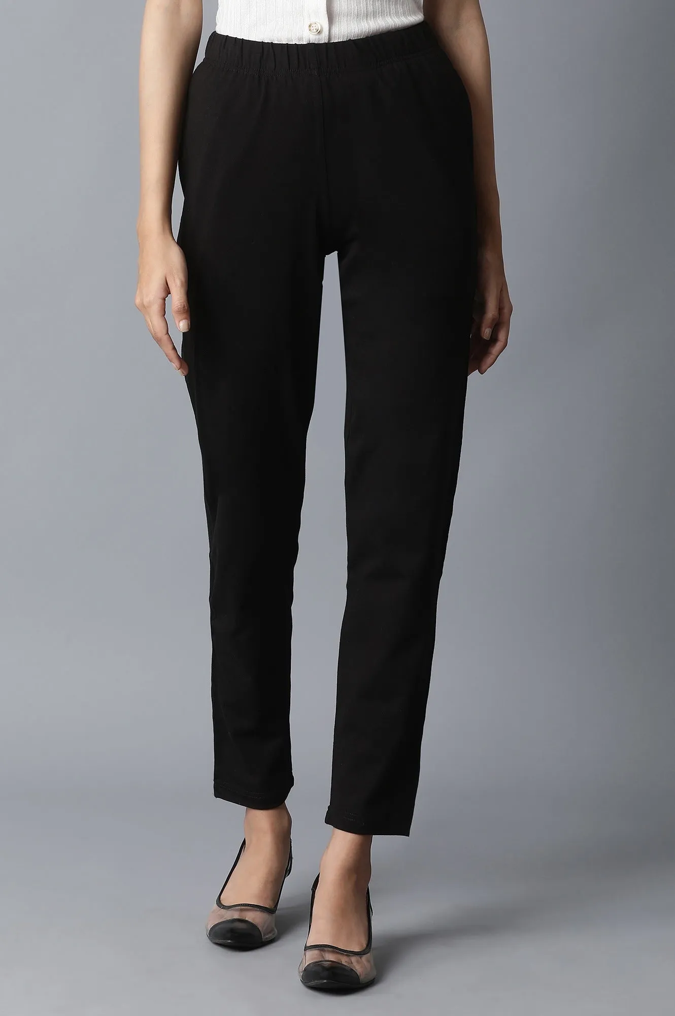 Black Straight Pants