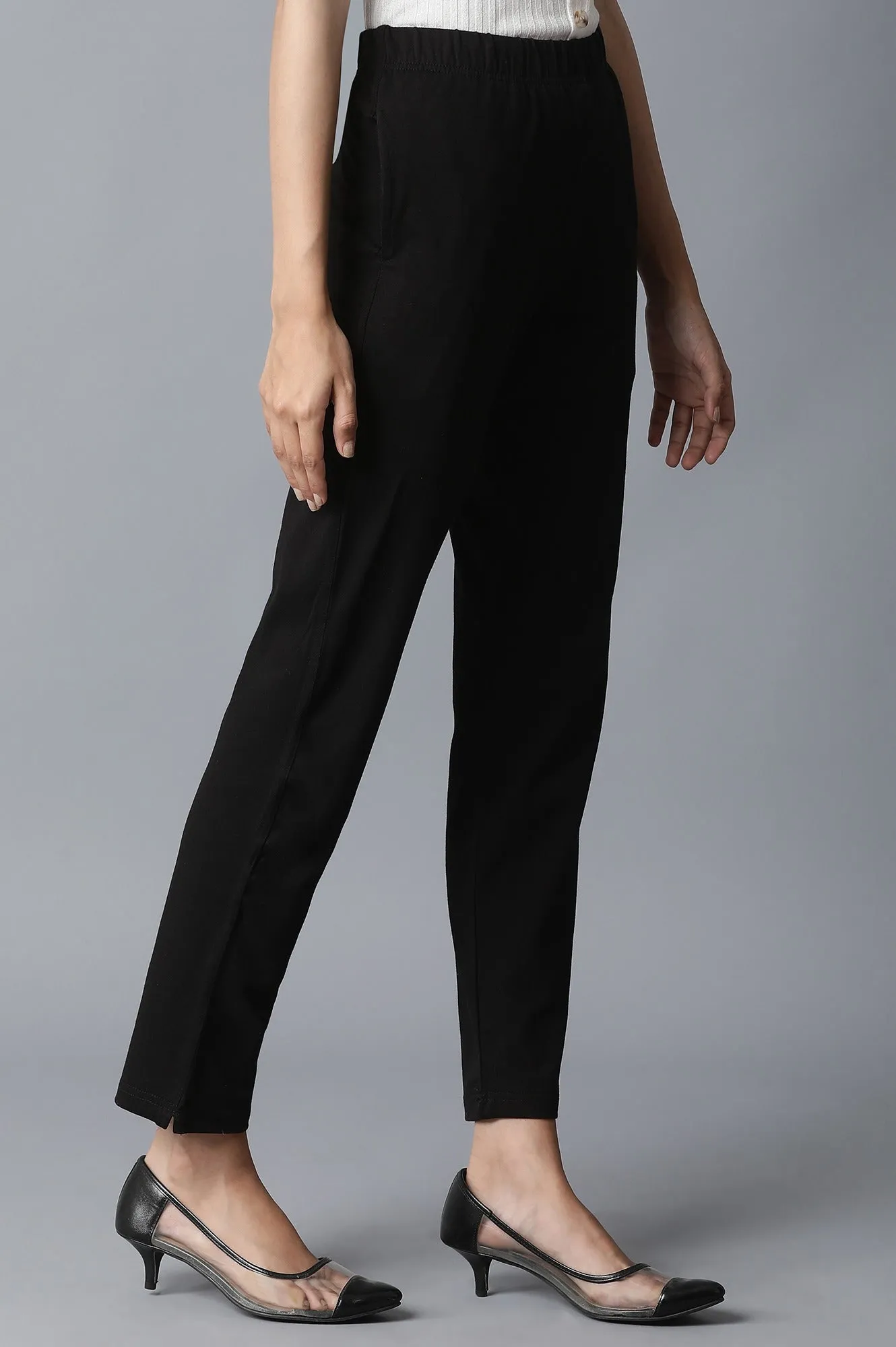 Black Straight Pants