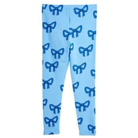 Blue Bow Leggings