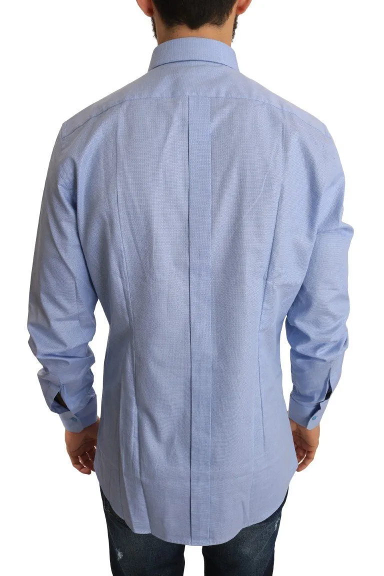 Blue Cotton GOLD Slim Fit Shirt