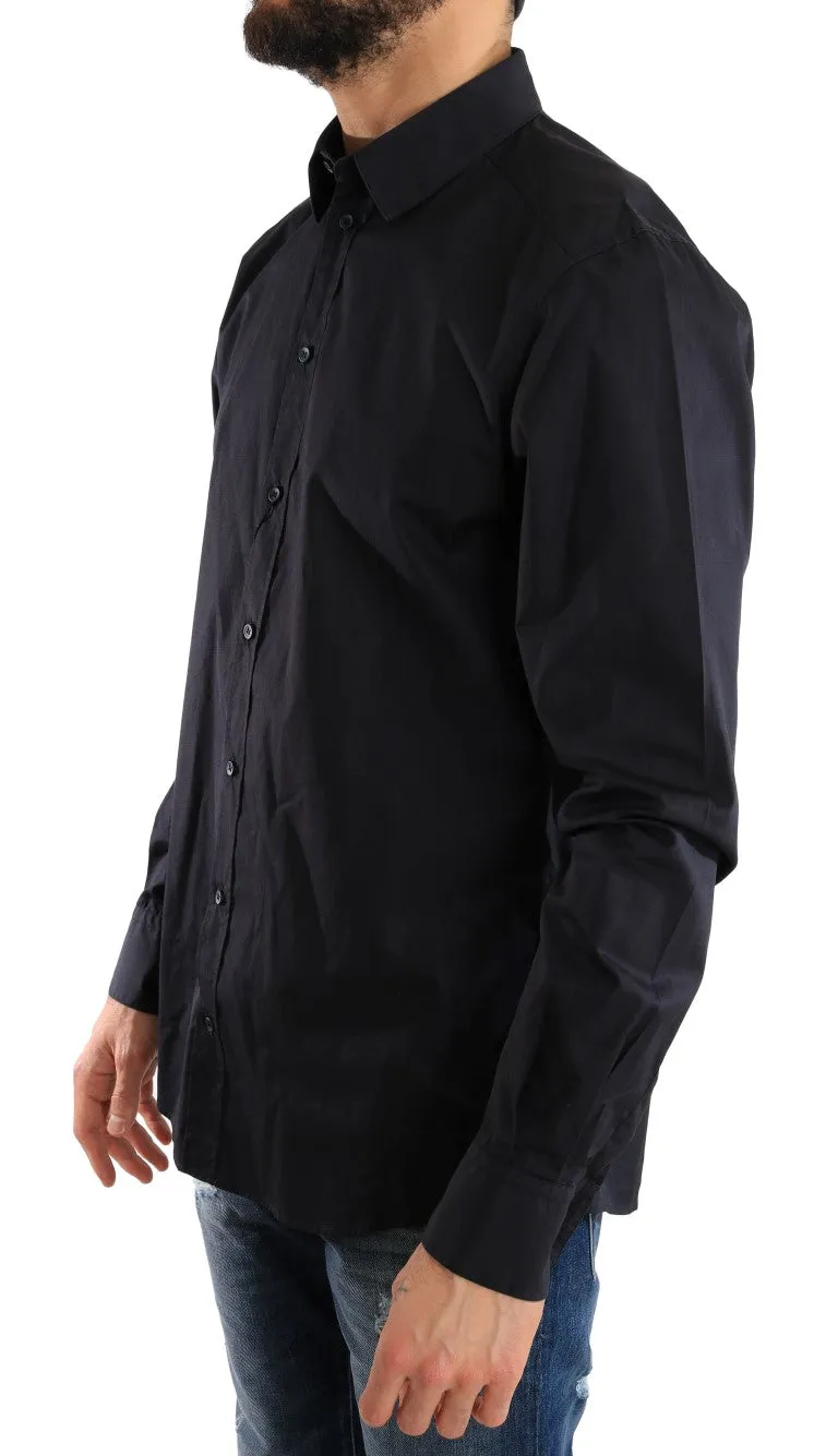 Blue Dress Formal Slim Fit Cotton Shirt