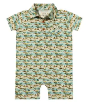 Blue Island Romper
