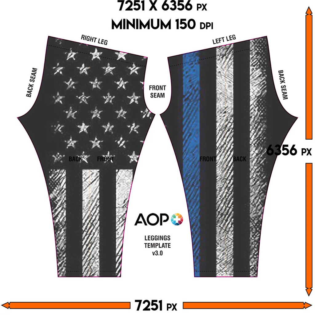 Blue Lives Matter Leggings