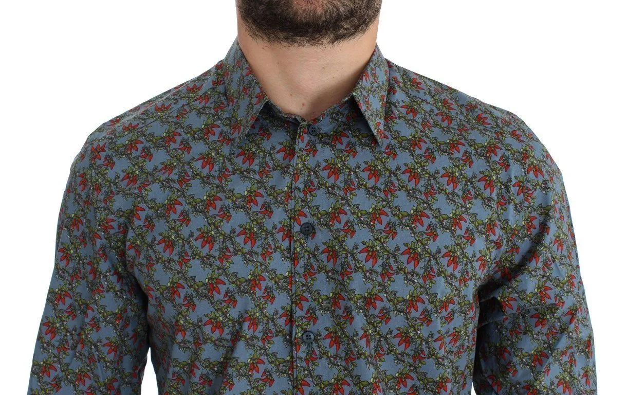 Blue Red Chilli GOLD Slim Fit Casual Shirt