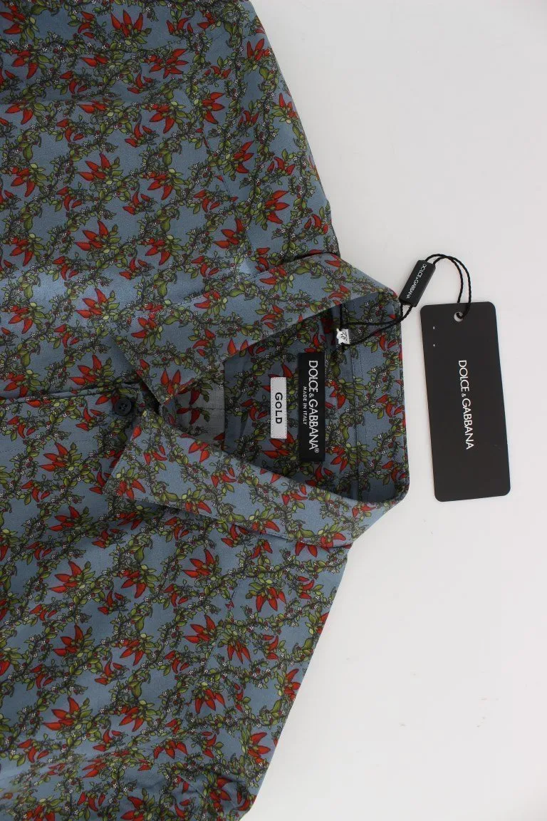 Blue Red Chilli GOLD Slim Fit Casual Shirt