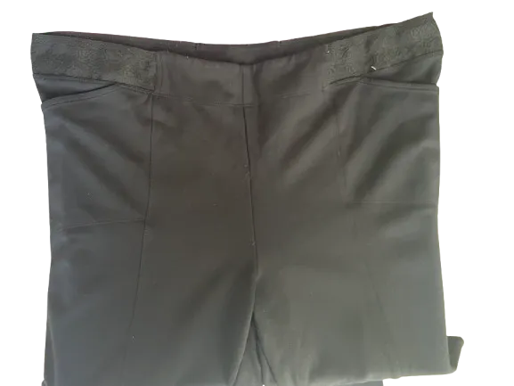 Blue Sky Black Stretch Pants