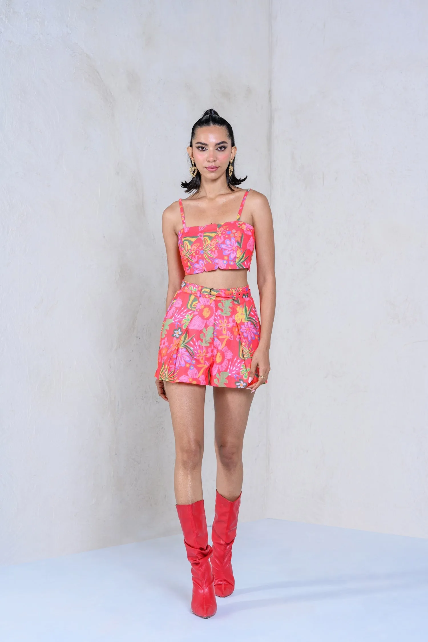 Blush Foxglove Short Set