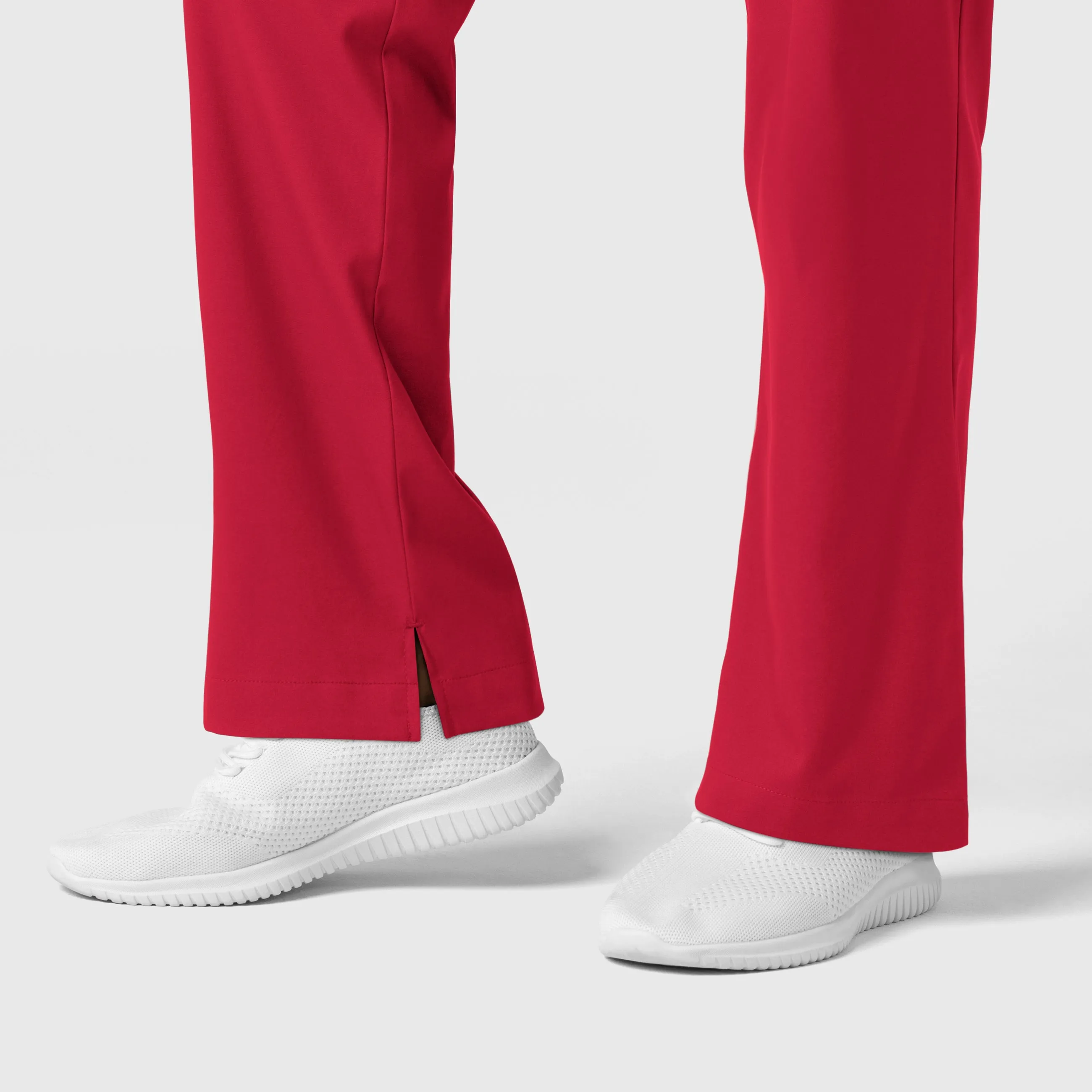 Boundless 5351 Men's Straight Leg Scrub Pants Red