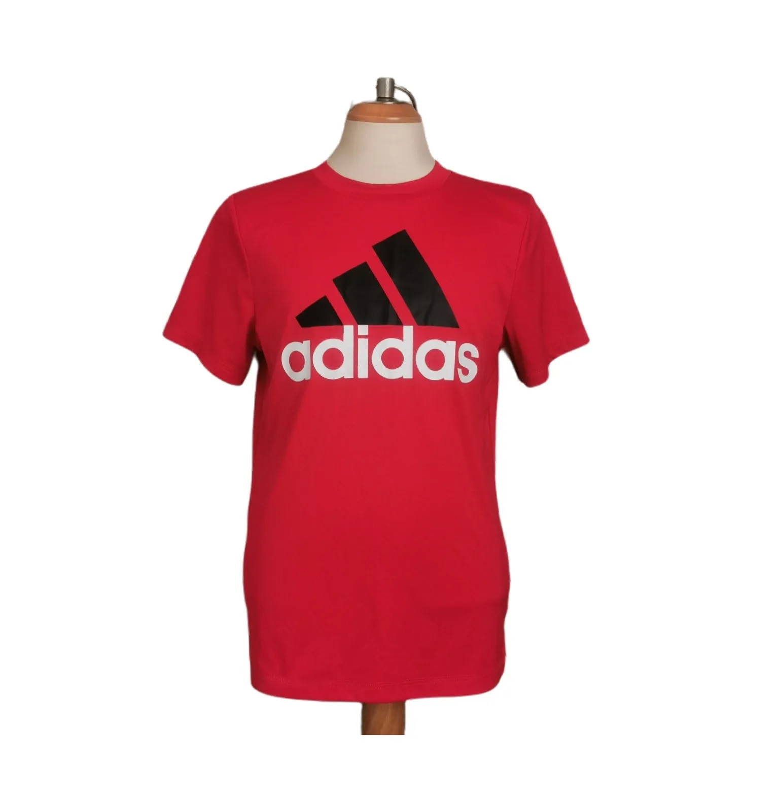 BOY SIZE SMALL (8/10 YEARS) - ADIDAS, Red Athletic Top EUC B3
