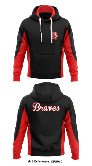 Braves Core Men's Hooded Performance Sweatshirt - Df2PWd