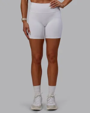 Bree Masters x Fusion Mid Short with Pockets - White
