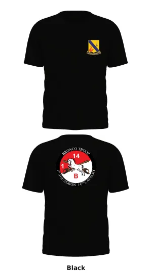 Bronco Troop, 1-14 Cav Store 1 Core Men's SS Performance Tee - 85679156947