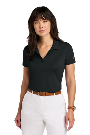 Brooks Brothers Women's Mesh Pique Performance Polo BB18221 Deep Black