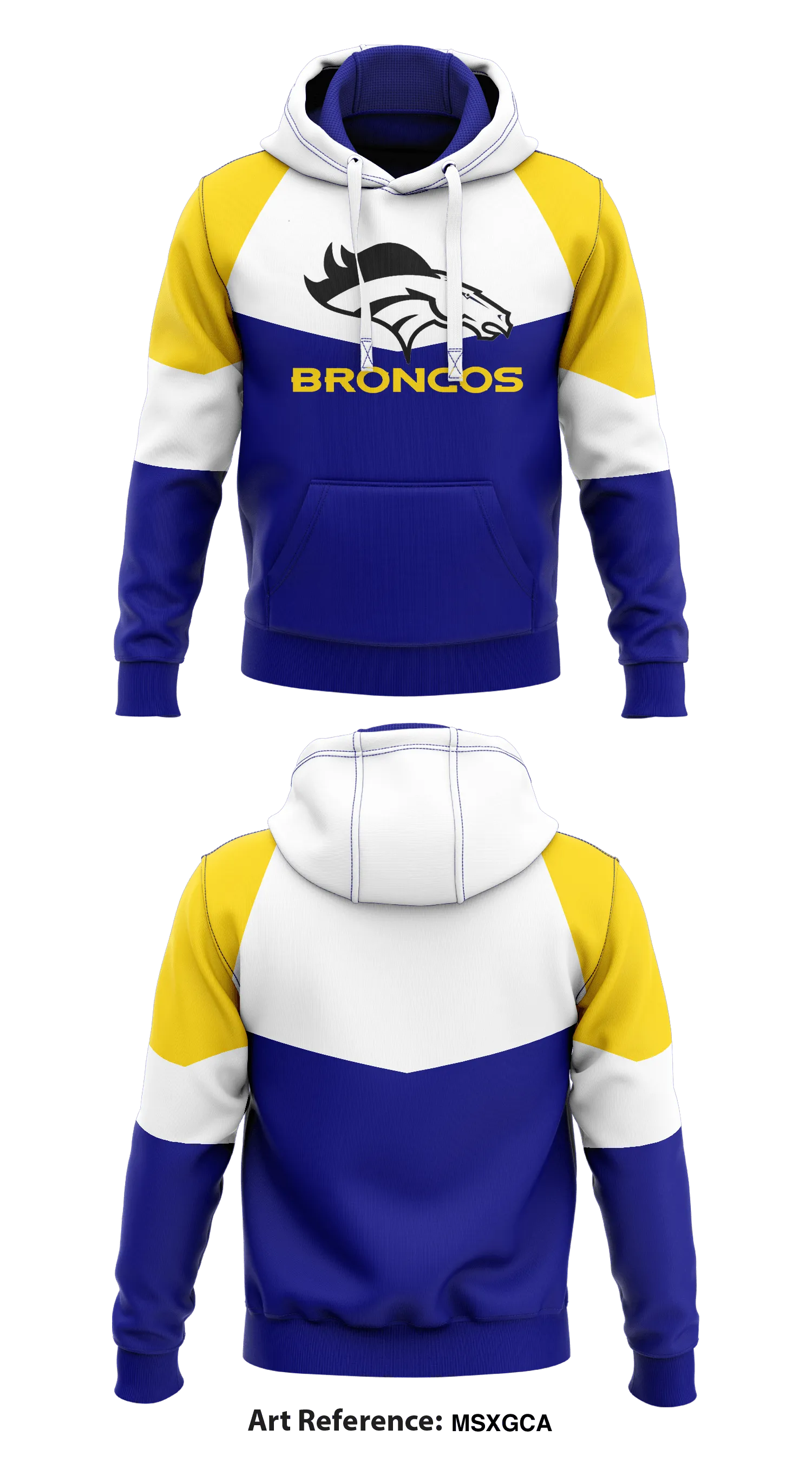 Burrillville Broncos Store 1  Core Men's Hooded Performance Sweatshirt - MsxgCa