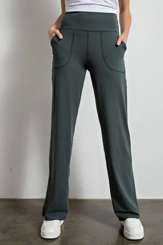 BUTTER STRAIGHT LEG PANTS