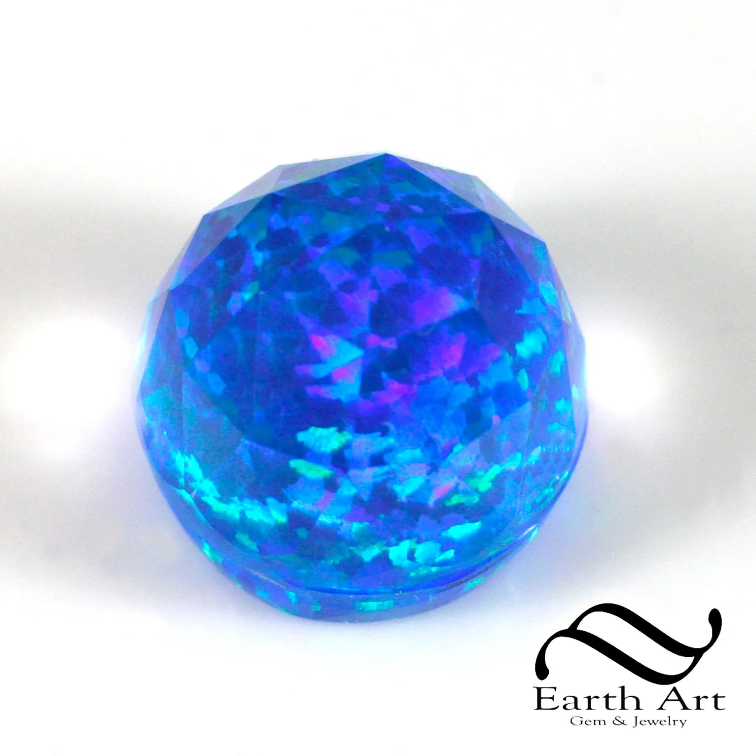 Candy Cut Galaxy Gumdrop Opal - Marine