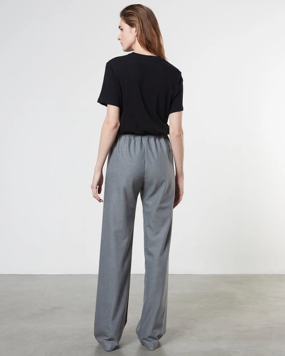 Cashmere Loose Tee in Black