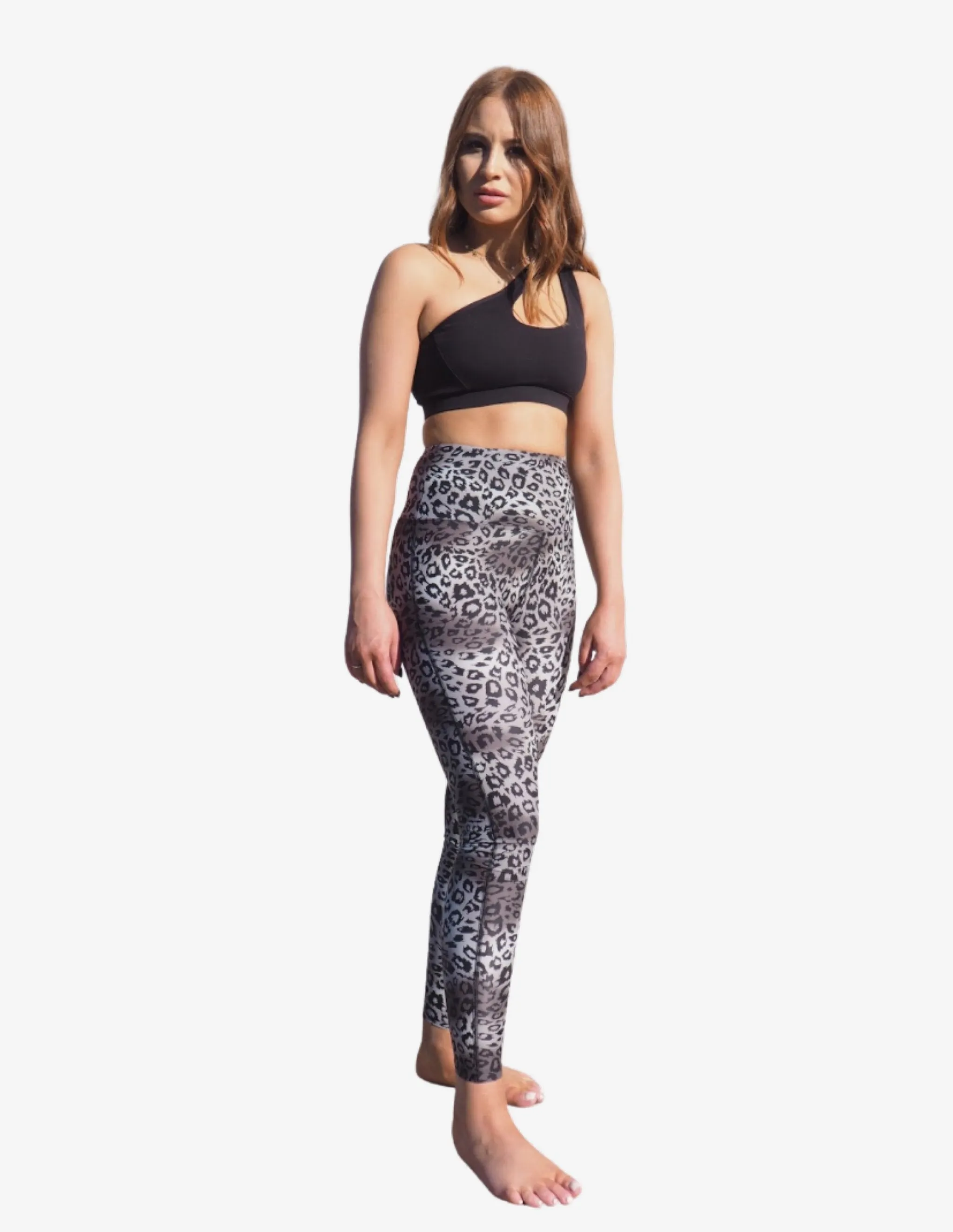CELINE LEGGINGS BLACK SNOW LEOPARD