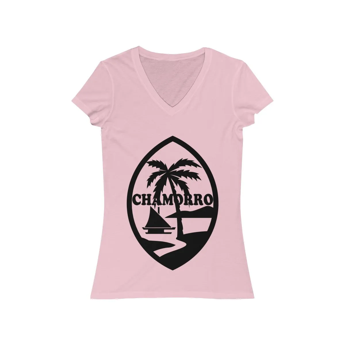 Chamorro Palms Short Sleeve V-Neck Tee