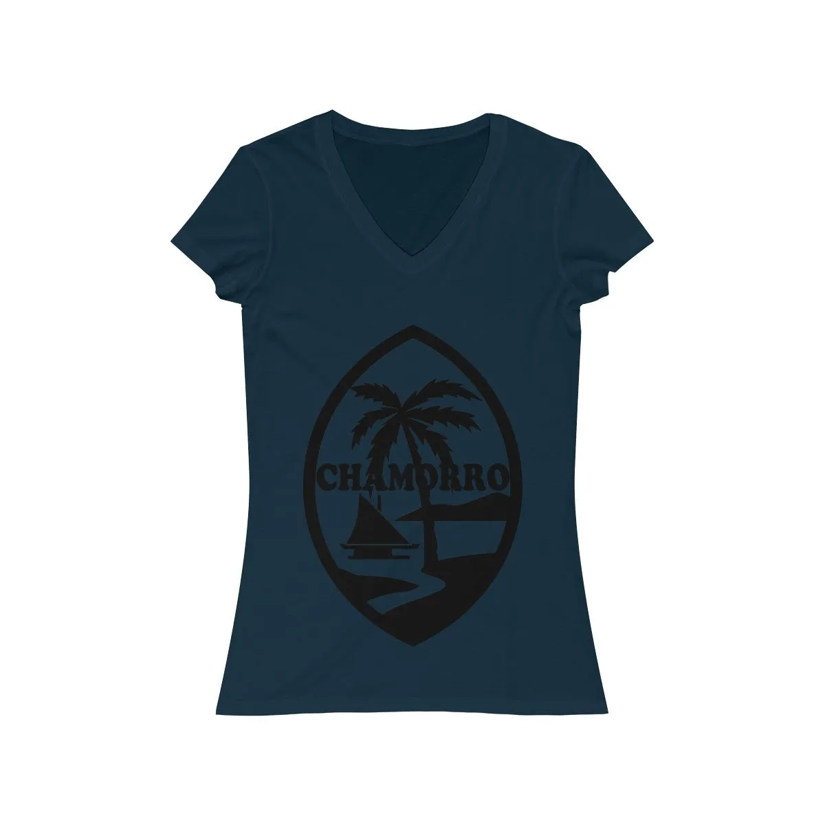 Chamorro Palms Short Sleeve V-Neck Tee