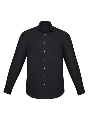 Charlie Slim Fit Long Sleeve Shirt - Black