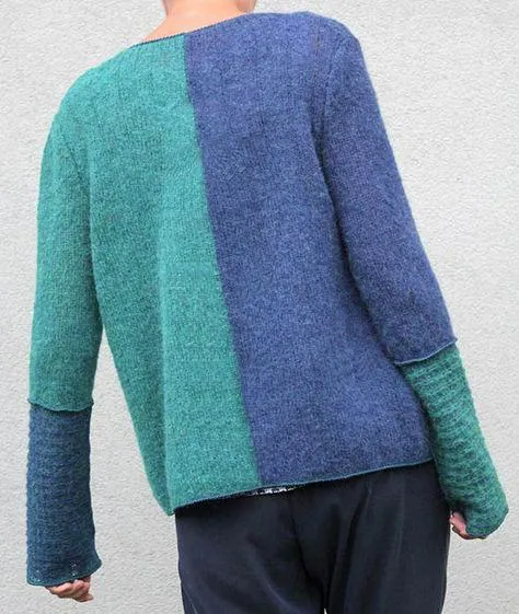 Chicindress Loose Stitching Knitted Sweater