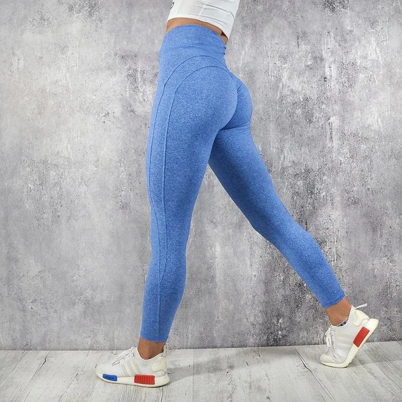 CHRLEISURE Women Workout Leggings Push Up Fitness Leggings Female Fashion Patchwork Leggings Mujer 3Color