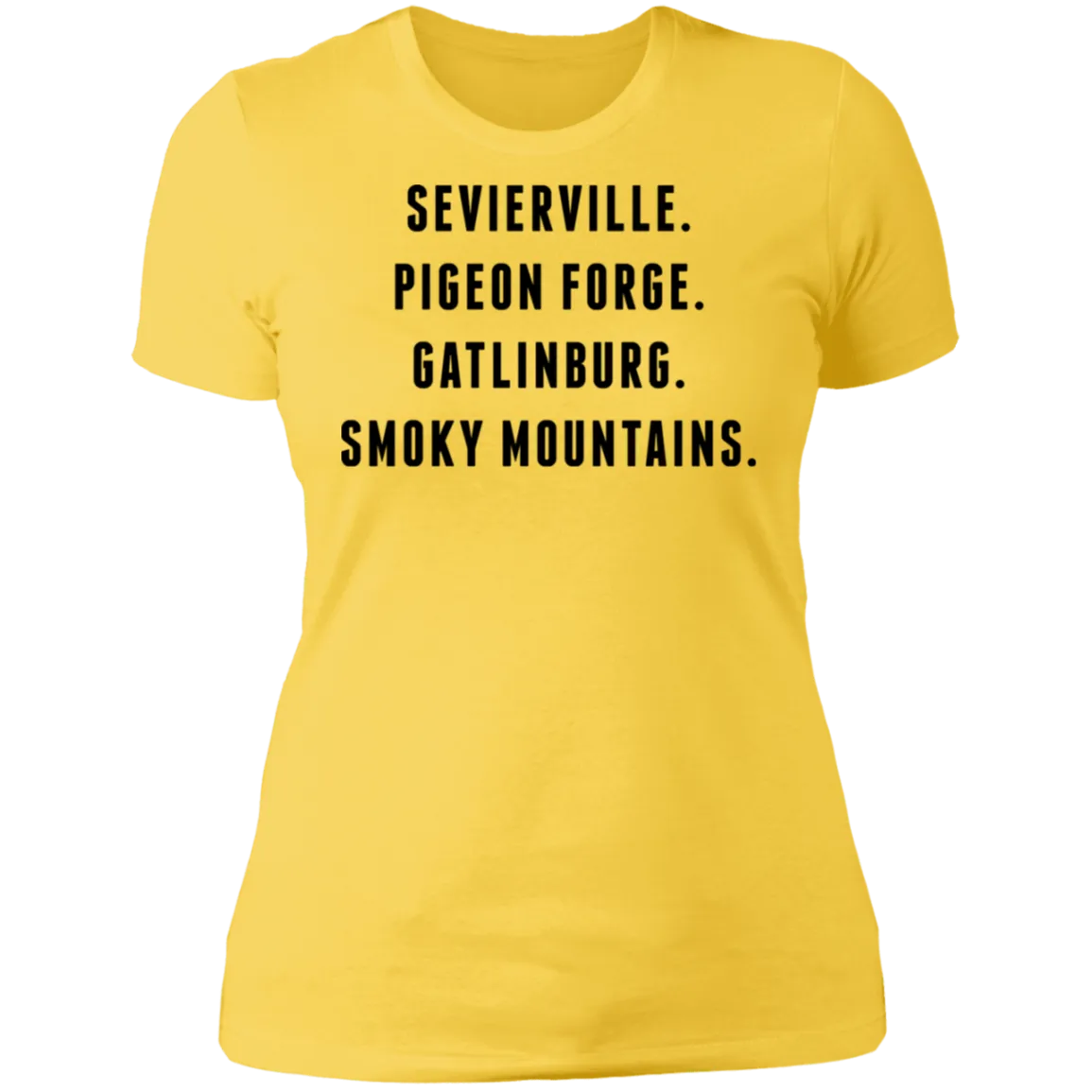 City Names (Black) - Women's Tee
