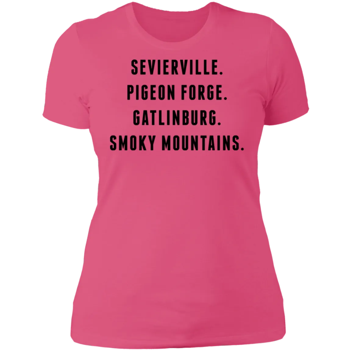 City Names (Black) - Women's Tee