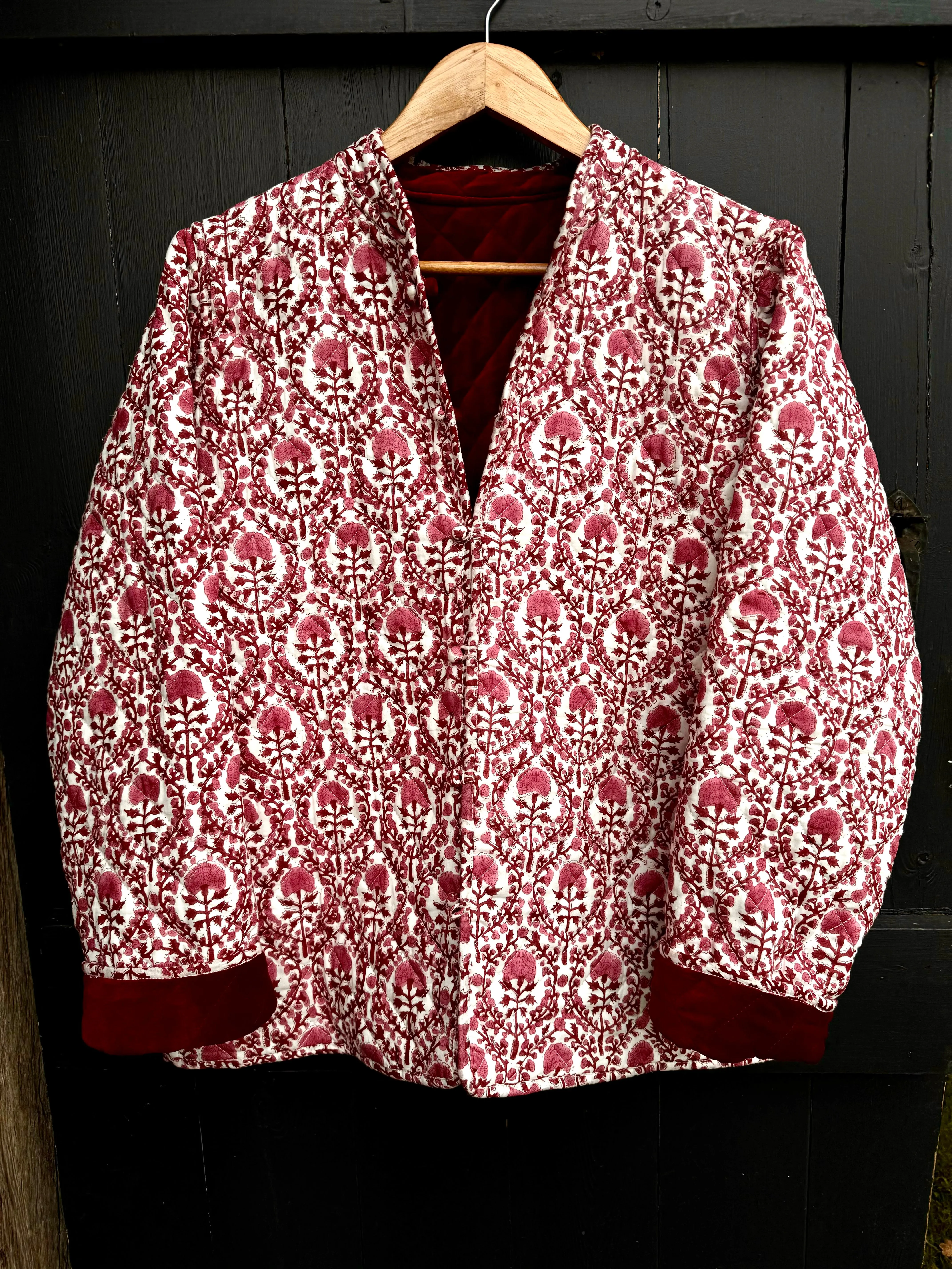 CLARET VELVET JACKET