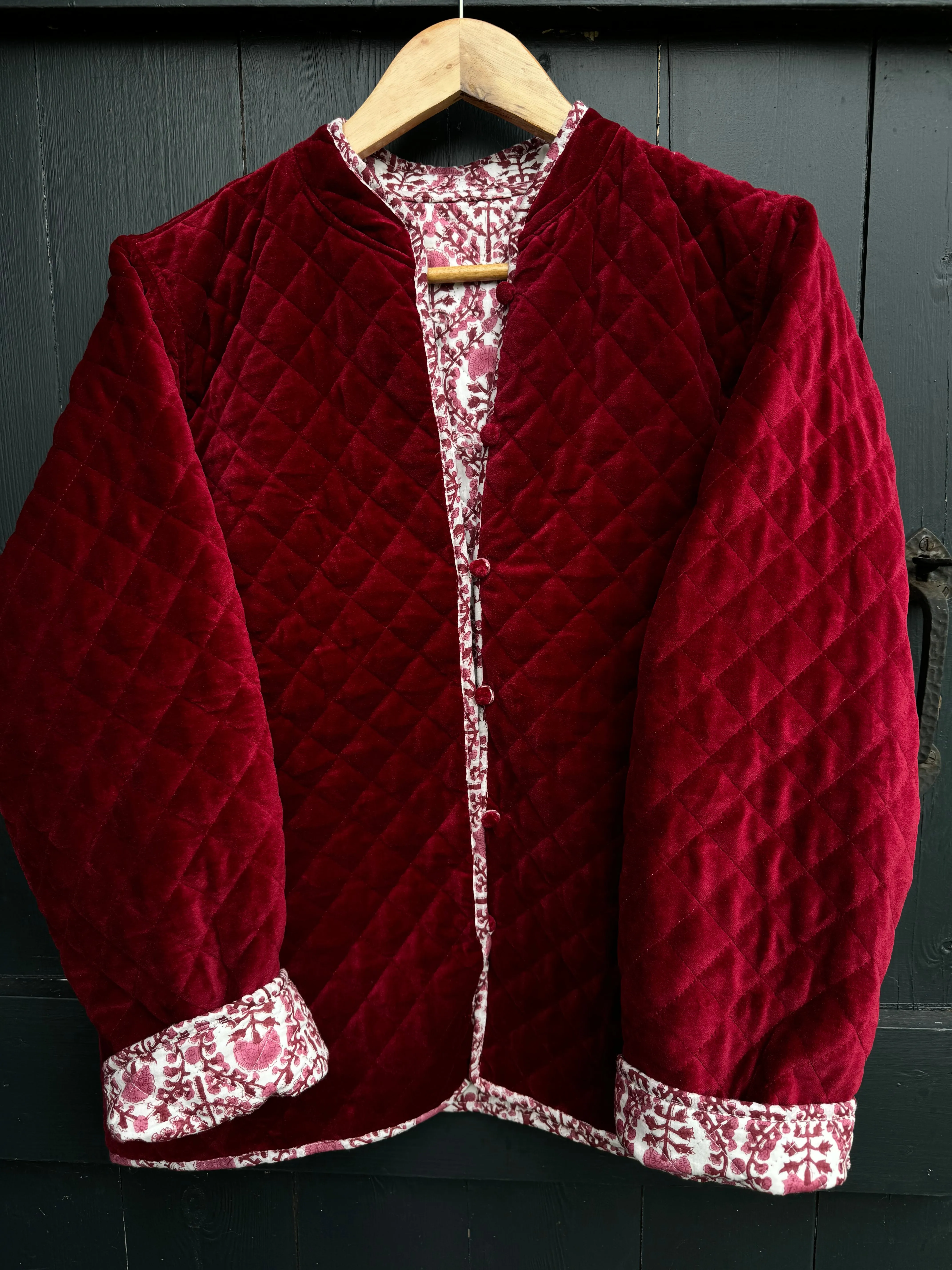 CLARET VELVET JACKET