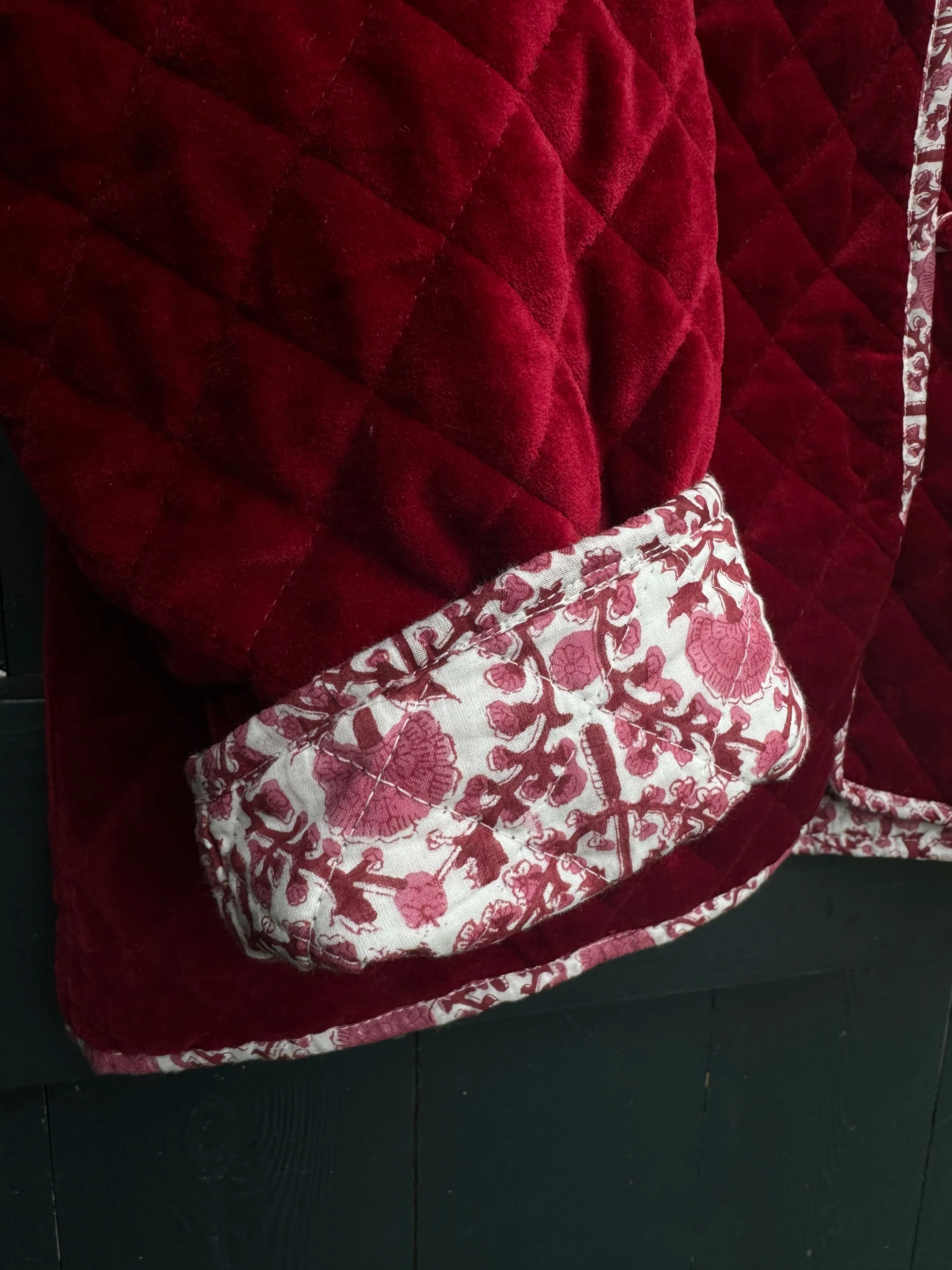 CLARET VELVET JACKET