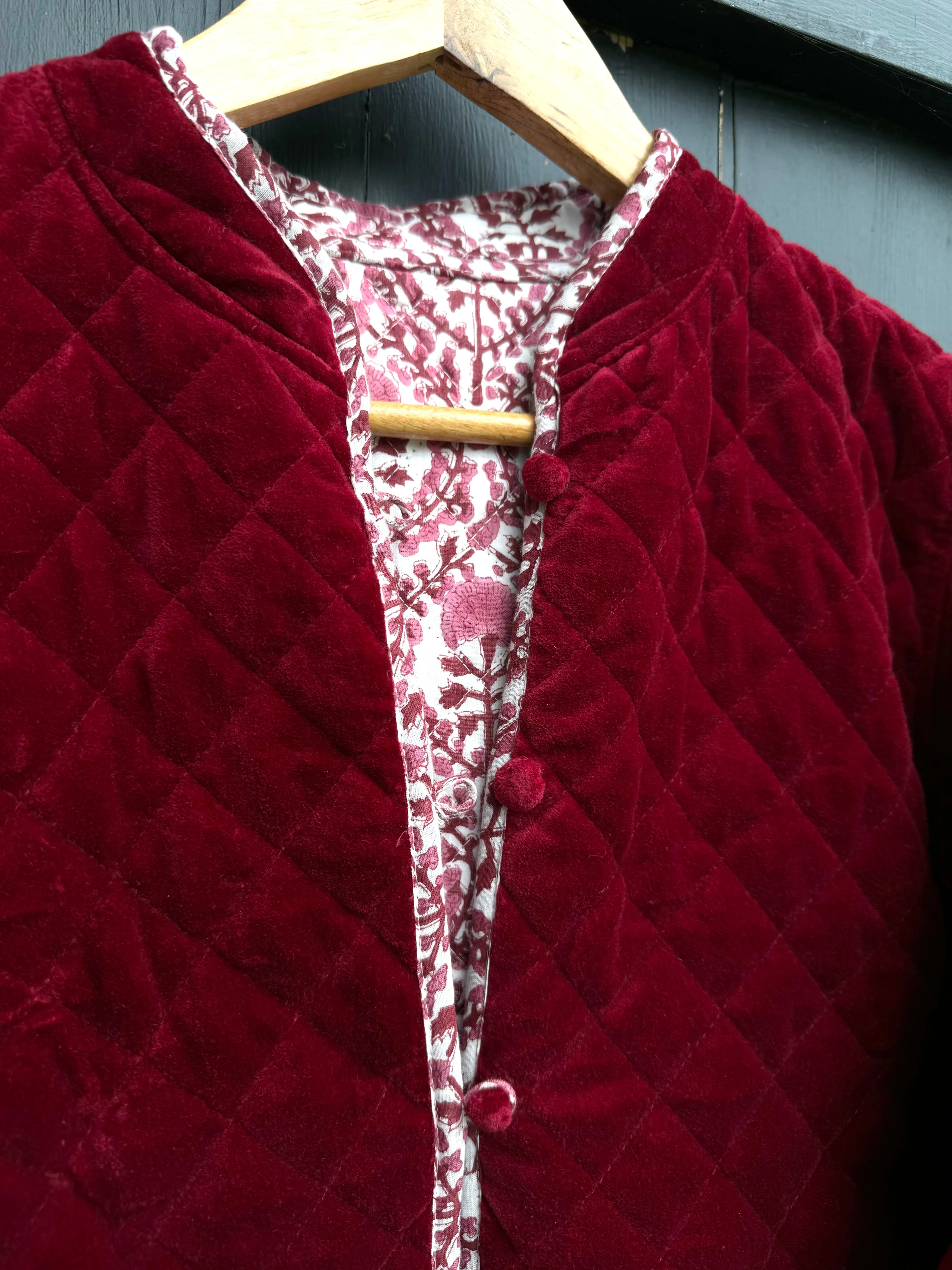CLARET VELVET JACKET