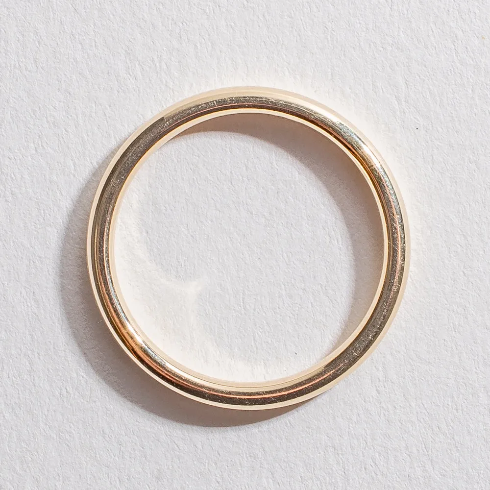 CLASSIC THIN STACKING BAND | 14K YELLOW GOLD