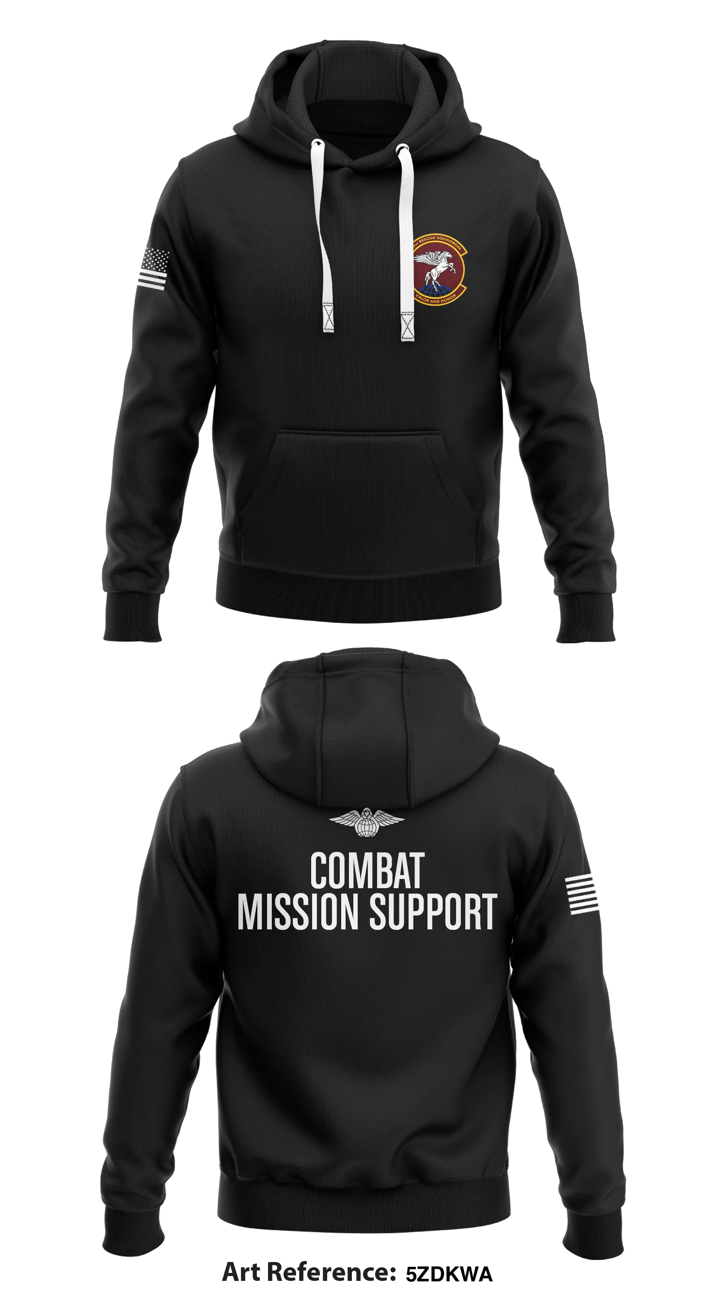 Combat Mission Support Store 1  Core Men's Hooded Performance Sweatshirt - 5zDKwA