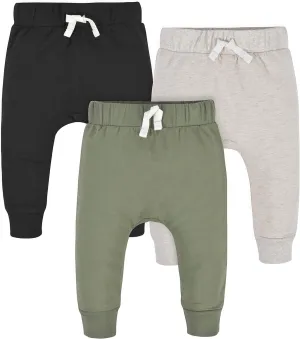 Comfortable Toddler Jogging Trousers - 3 - Pack Basics