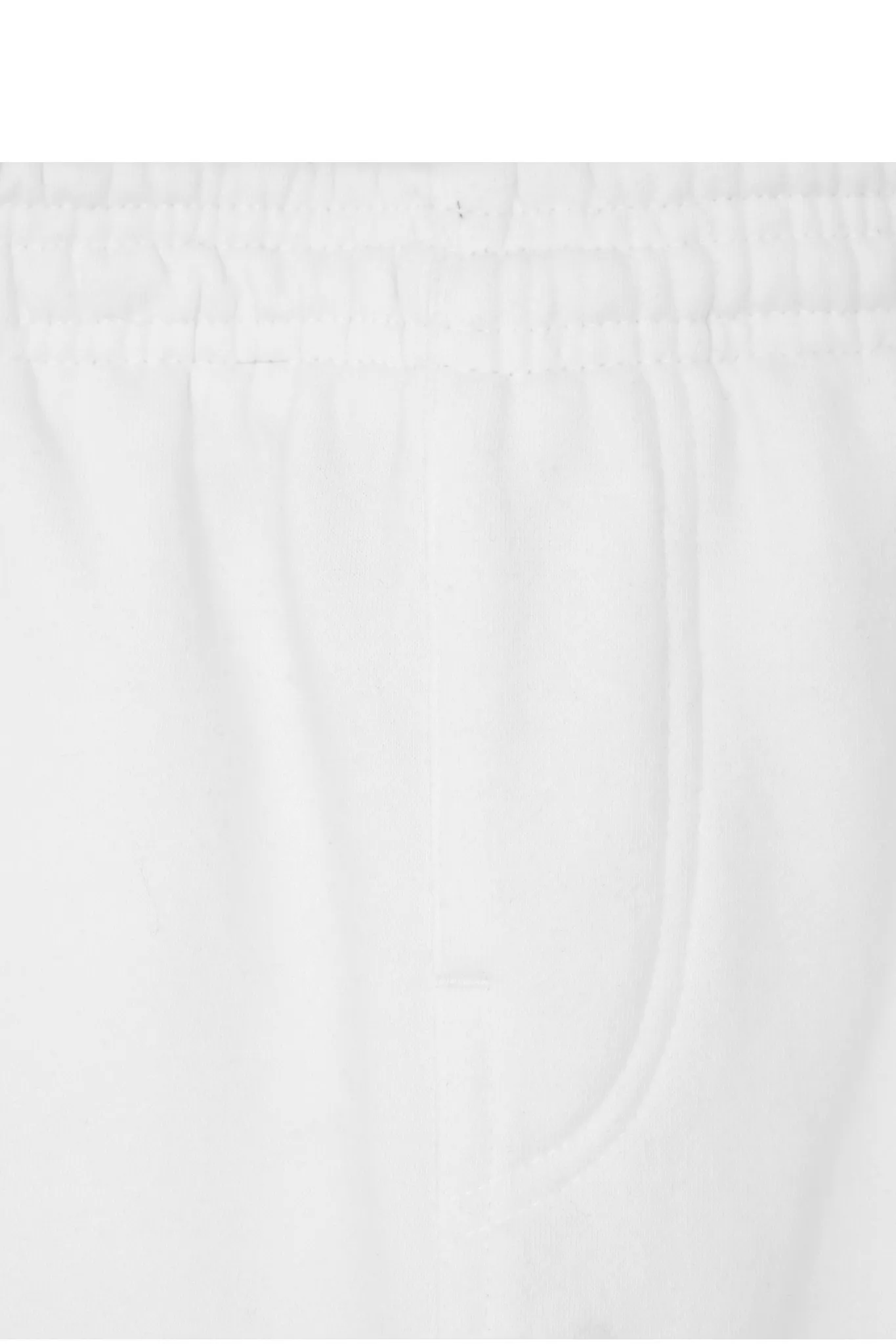CONTEMPO RETRO "RING" SWEATSHORTS IN WHITE