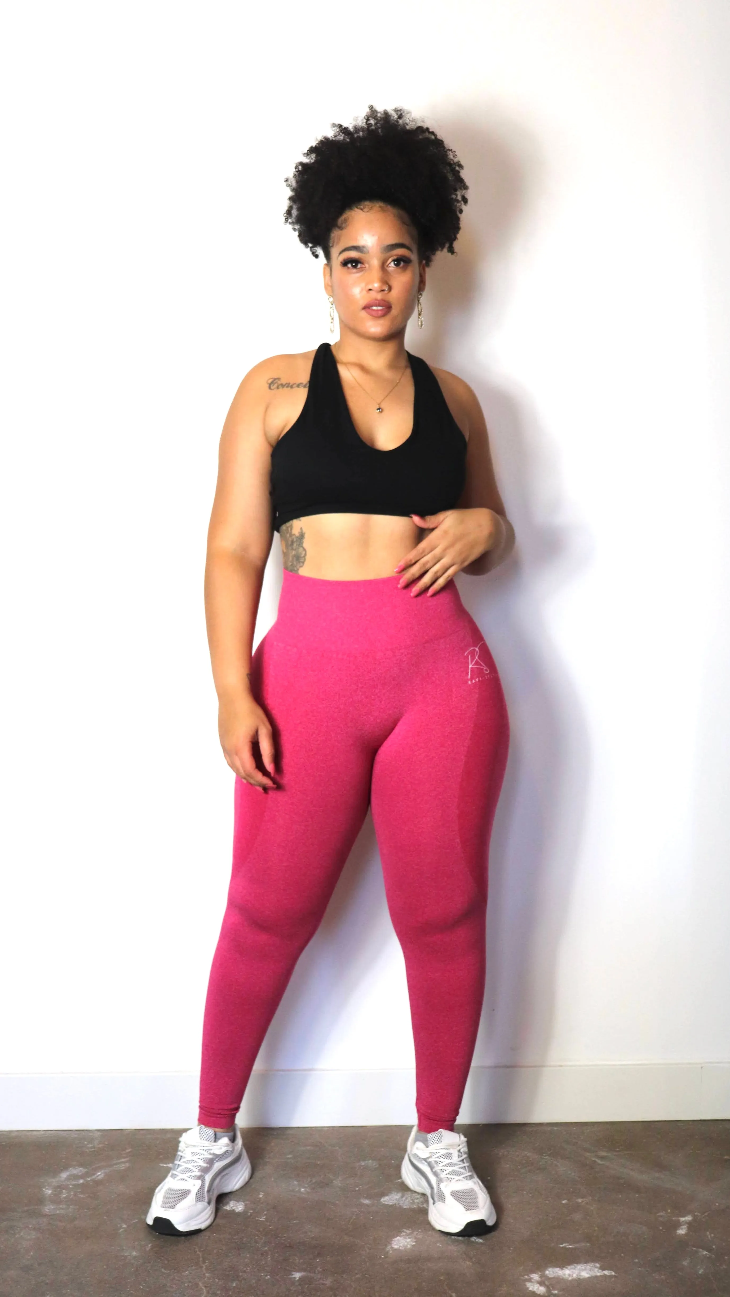 Contour Seamless Legging in Magenta