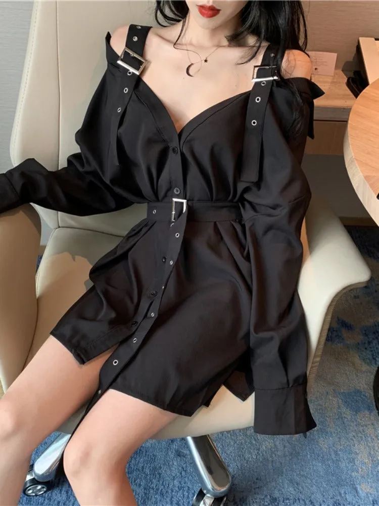 Cool loose shirt top   KF83864